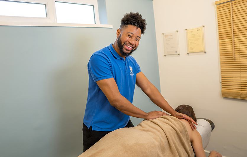 Shane massage demonstration